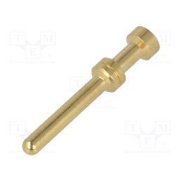 1 pcs x HARTING - 9330006118 - Contact, male, copper alloy, gold-plated, 1mm2, Han E®, crimped