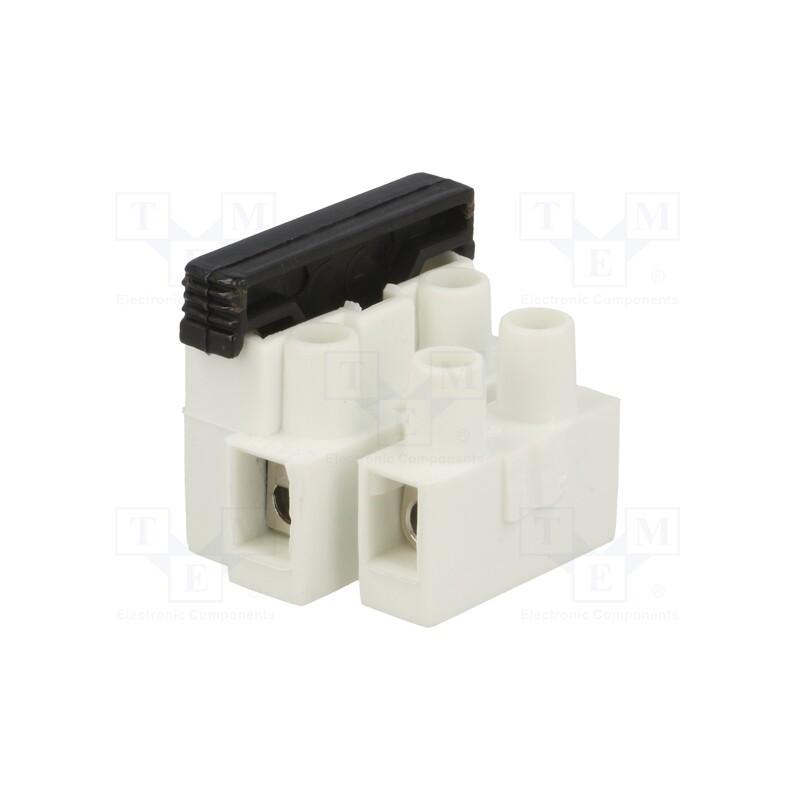 1 pcs x BM GROUP - BM 972CS - Terminal block, screw terminal, 2.5mm2, 450V, ways: 2, terminals: 4