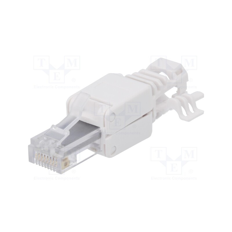 1 pcs x LOGILINK - MP0028 - Plug, RJ45, Cat: 6a, unshielded, Layout: 8p8c, 5÷6.5mm, 22AWG÷24AWG