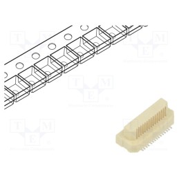 1 pcs x HARWIN - M58-3500342R - Connector: PCB to PCB, male, PIN: 30, 0.5mm, Archer .5, SMT, on PCBs