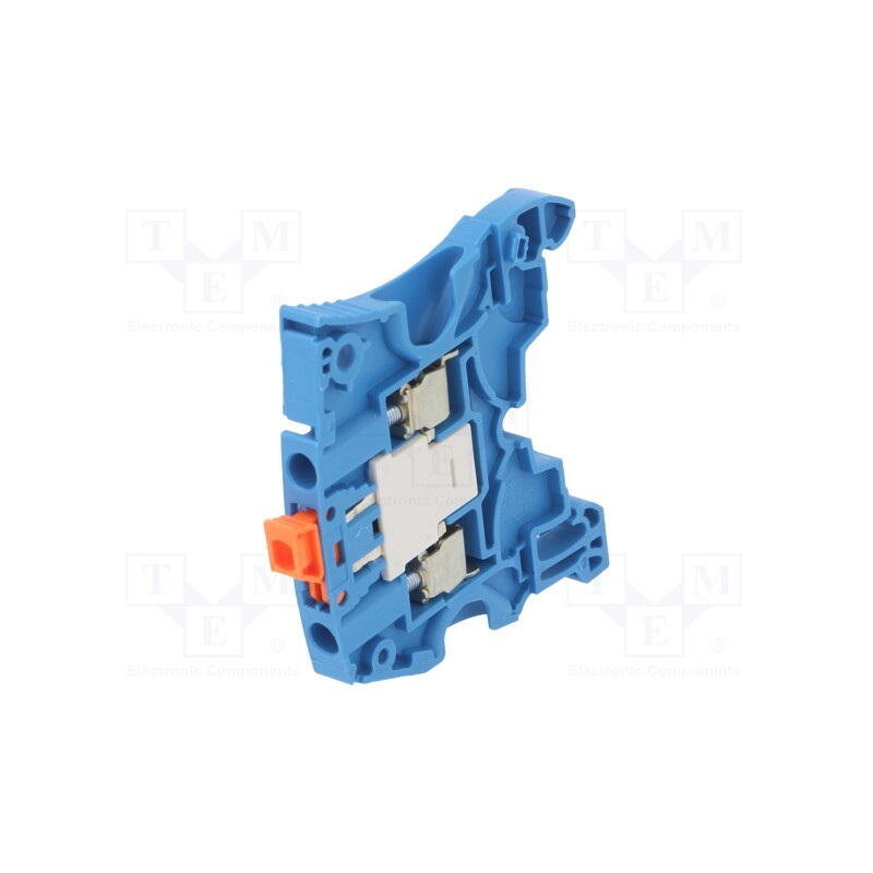 1 pcs x TE Connectivity - 1SNK505320R0000 (ZS4-S-BL) - Splice terminal: rail, 0.2÷4mm2, ways: 1, terminals: 2, blue, SNK