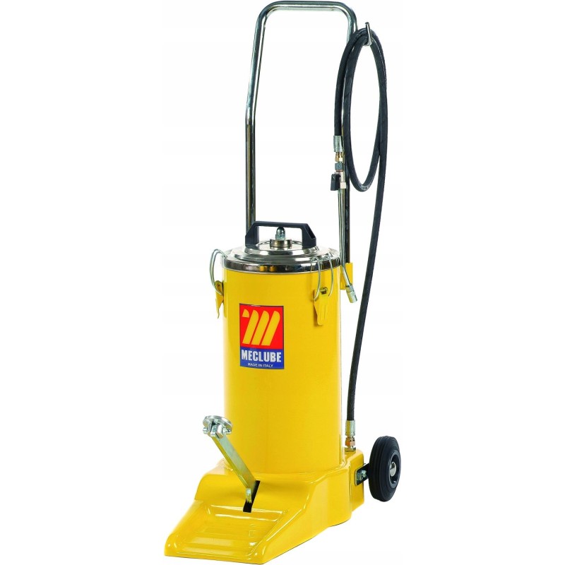 Manual grease pump on wheels with pedal 16 kg 1