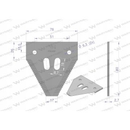 Schumacher Sch Warynski scythe blade 420100045