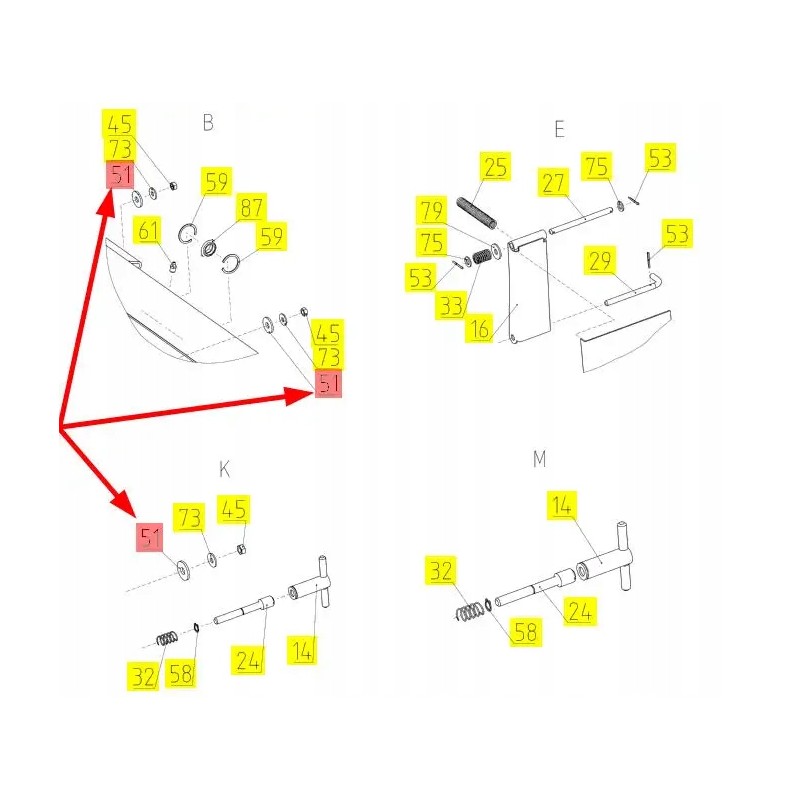 100098082 round washer m10 x 3