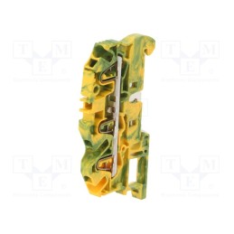 1 pcs x TE Connectivity - 1SNK705151R0000 (ZK2.5-PE-3P) - Splice terminal: rail, 0.2÷2.5mm2, ways: 1, terminals: 3, SNK