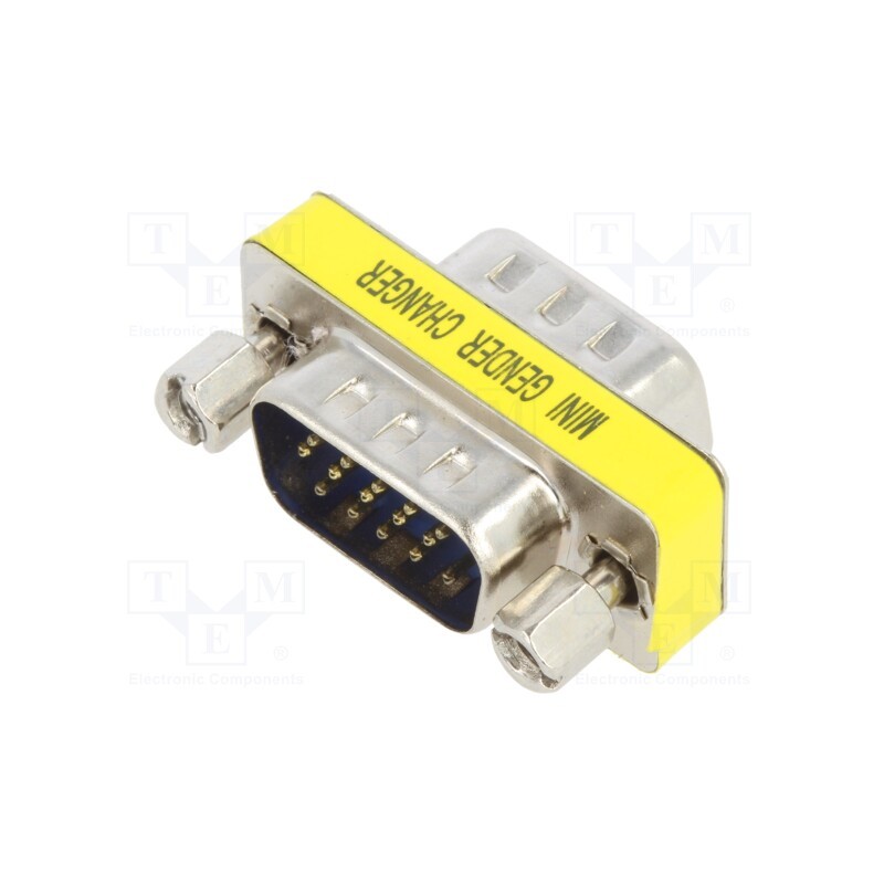 1 pcs x CONNFLY - DS1082-03-15P8LNCC - Transition: adapter, D-Sub 15pin HD male,both sides