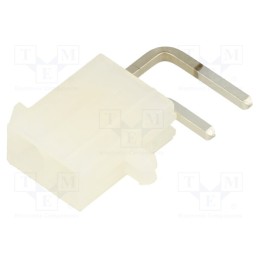 1 pcs x MOLEX - 39301021 - Socket, wire-board, male, Mini-Fit Jr, 4.2mm, PIN: 2, THT, PCB snap