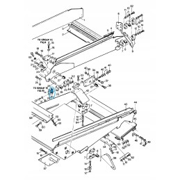 New Holland CX5 TC4 shaker adjustment plate