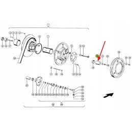 661229 0 intermediate insert of the regulating gear
