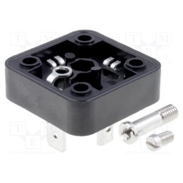 1 pcs x HIRSCHMANN - 932430100 GSAZ 300 - Connector: valve connector, socket, form A, 18mm, male, PIN: 4, 16A