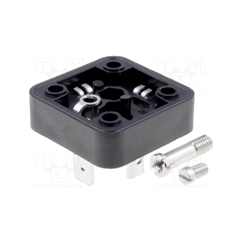 1 pcs x HIRSCHMANN - 932430100 GSAZ 300 - Connector: valve connector, socket, form A, 18mm, male, PIN: 4, 16A