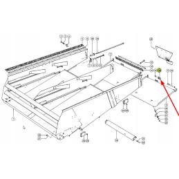 687170 0 sealing plate for the sieve box
