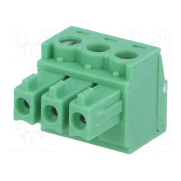 1 pcs x PHOENIX CONTACT - MC 1,5/ 3-ST-3,81 1803581 - Pluggable terminal block, 3.81mm, ways: 3, straight, plug, female