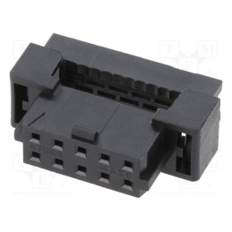 1 pcs x MOLEX - 875681073 - Plug, wire-wire/PCB, female, Milli-Grid, 2mm, PIN: 10, IDC, 1A