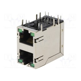1 pcs x ENCITECH - RJJS-88-A403-EJH-016 - Socket, RJ45, PIN: 8, Cat: 5, shielded, Layout: 8p8c