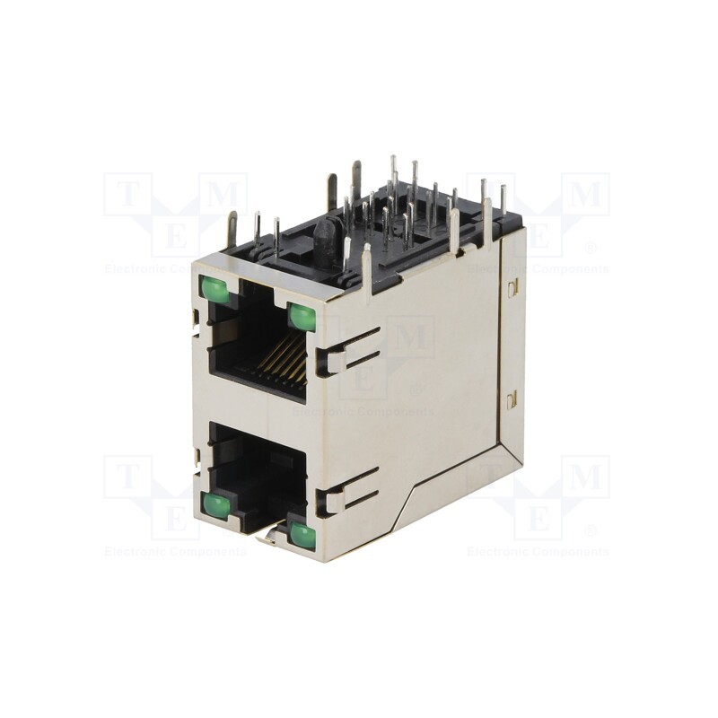 1 pcs x ENCITECH - RJJS-88-A403-EJH-016 - Socket, RJ45, PIN: 8, Cat: 5, shielded, Layout: 8p8c