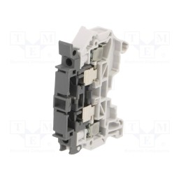 1 pcs x TE Connectivity - 1SNK508410R0000 (ZS4-SF1) - Splice terminal: rail, 0.2÷4mm2, ways: 1, terminals: 2, Width: 8mm