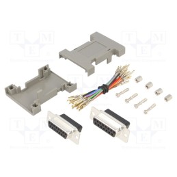 1 pcs x ENCITECH - 2111-0101-22 - Transition: adapter, D-Sub 15pin female,both sides