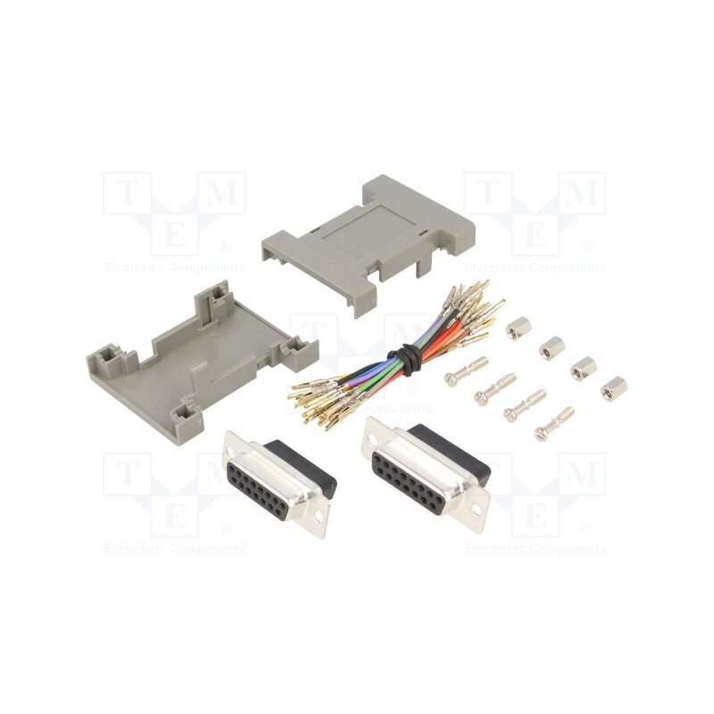 1 pcs x ENCITECH - 2111-0101-22 - Transition: adapter, D-Sub 15pin female,both sides