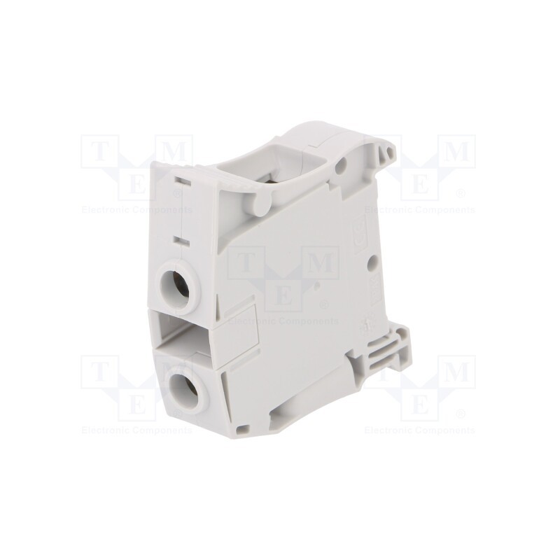 1 pcs x TE Connectivity - 1SNK516010R0000 (ZS35) - Splice terminal: rail, 6÷35mm2, ways: 1, terminals: 2, grey, SNK