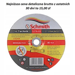 Met disc 230x6 8x22 disc for grinding