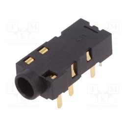 1 pcs x CLIFF - OTJ-4 (FCR684204T ) - Connector: optical (Toslink) + Jack 3,5mm, angled 90°, THT