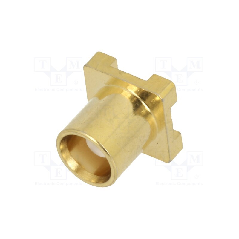1 pcs x ADAM TECH - RF11-01-T-00-50-G - Socket, MCX, female, straight, 50Ω, SMT, PTFE, gold-plated