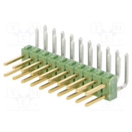 1 pcs x TE Connectivity - 1-826634-0 - Pin header, pin strips, AMPMODU MOD II, male, PIN: 20, angled 90°