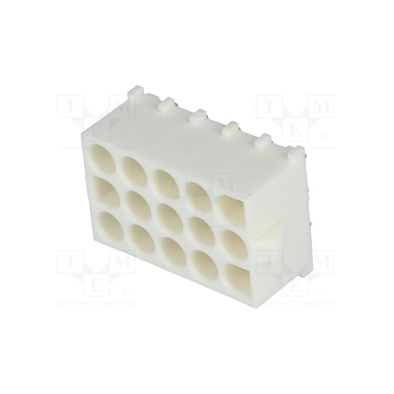 1 pcs x TE Connectivity - 350714-1 - Socket, wire-board, male, Universal MATE-N-LOK, 6.35mm, PIN: 15