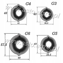 PTO shaft pipe profiled lemon 23 5x31 g1 50cm