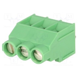 1 pcs x PHOENIX CONTACT - MKDS 5/ 3-6,35 1714968 - PCB terminal block, angled 90°, 6.35mm, ways: 3, on PCBs, 4mm2