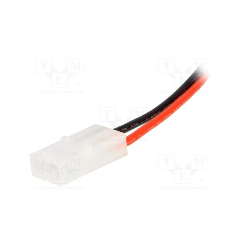 1 pcs x Goobay - 23235 - Plug, wire-wire, male, PIN: 2, Contacts ph: 6.2mm, Len: 0.14m