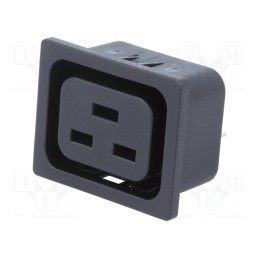 1 pcs x SCHURTER - 4797.0015 - Connector: AC supply, socket, female, 16A, 250VAC, IEC 60320