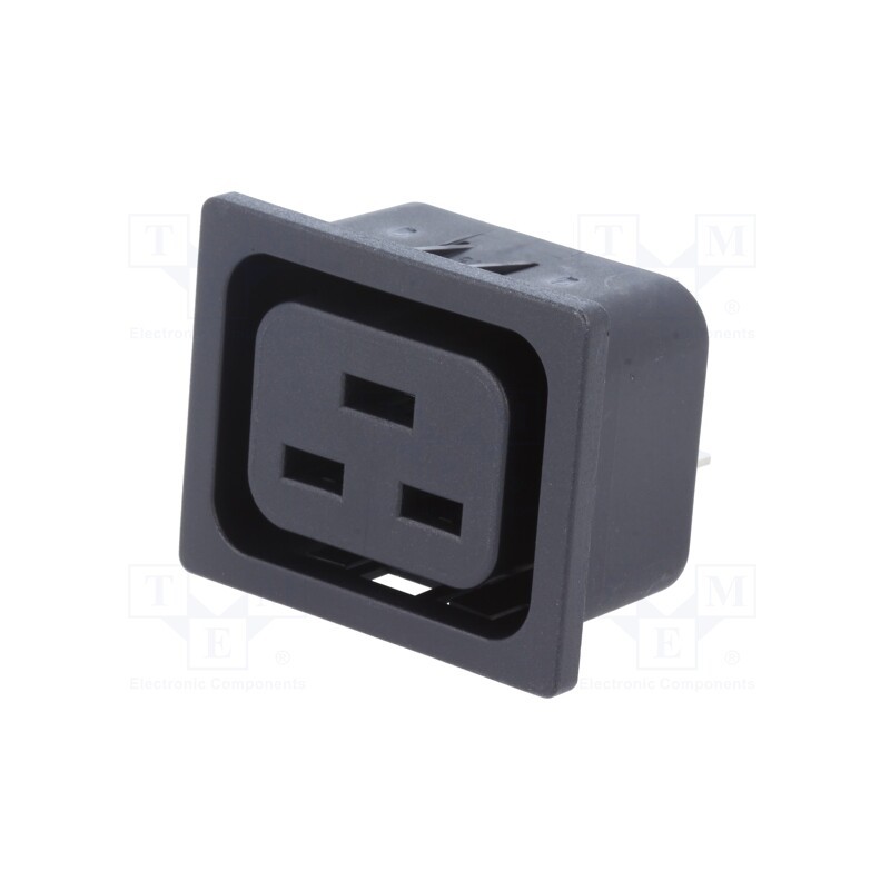 1 pcs x SCHURTER - 4797.0015 - Connector: AC supply, socket, female, 16A, 250VAC, IEC 60320