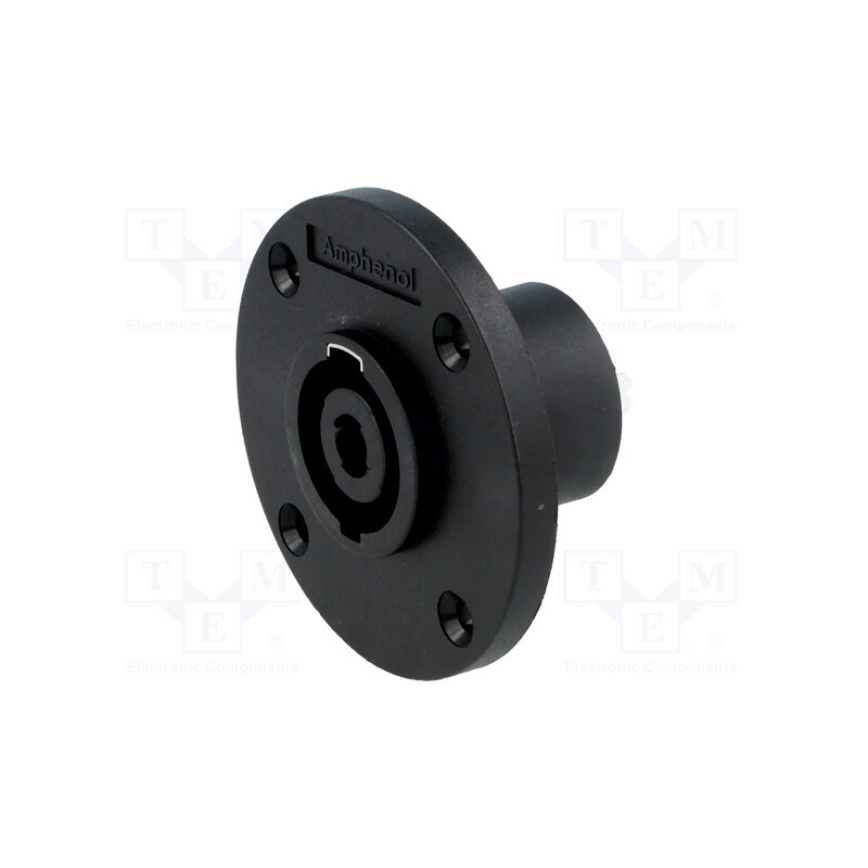 1 pcs x AMPHENOL - SP-4-MC - Socket, loudspeaker, male, PIN: 4, 30A, 133V, thermoplastic, SP, IP54
