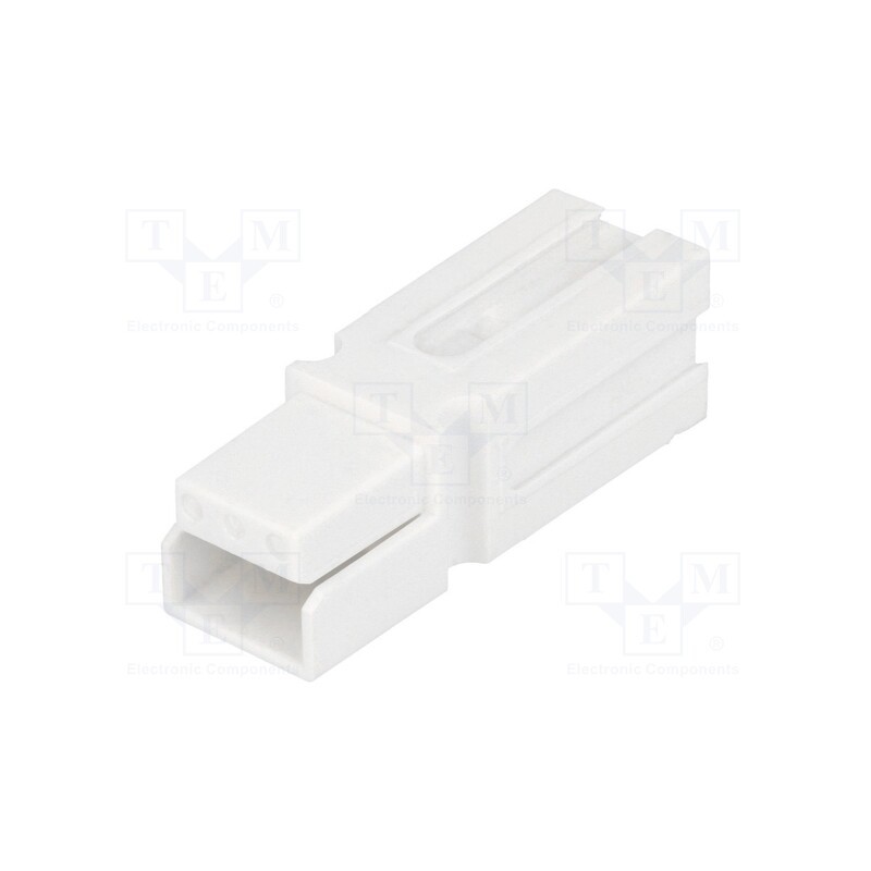 1 pcs x ENCITECH - 1130-0101-03 - Plug, wire-wire, 75A, hermaphrodite, PIN: 1, w/o contacts, white