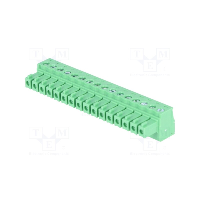 1 pcs x DEGSON ELECTRONICS - 15EDGK-3.81-16P-14-00A(H) - Pluggable terminal block, 3.81mm, ways: 16, straight, plug, female