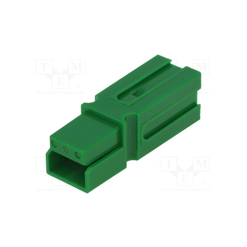 1 pcs x ENCITECH - 1130-0101-05 - Plug, wire-wire, 75A, hermaphrodite, PIN: 1, w/o contacts, green