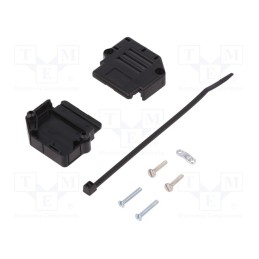 1 pcs x Amphenol Communications Solutions - 863093C15ALF - Enclosure: for D-Sub connectors, D-Sub 15pin,D-Sub HD 26pin