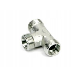 Metric hydraulic tee bbb m14x1 5 08l xt