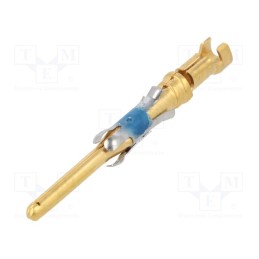 1 pcs x TE Connectivity - 66180-1 - Contact, male, 16, brass, gold-plated, TYPE III+, bulk, crimped