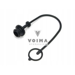 Cover for quick connector socket, black, voima, 10 pcs