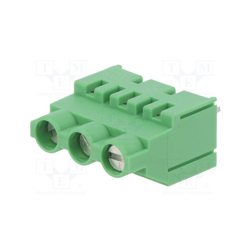 1 pcs x PHOENIX CONTACT - MKDS 5/ 3-7,62 1704936 - PCB terminal block, angled 90°, 7.62mm, ways: 3, on PCBs, 4mm2