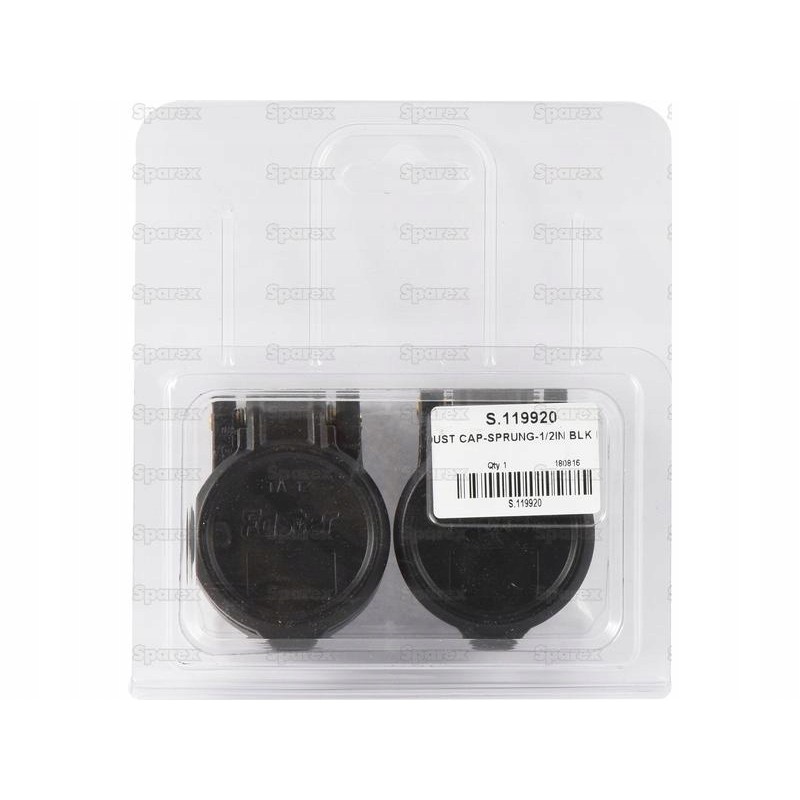 Plug 1 2 black fits female coupling