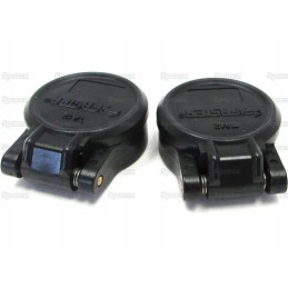 Plug 1 2 black fits female coupling