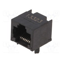 1 pcs x TE Connectivity - 1-406525-1 - Socket, RJ45, PIN: 8, Layout: 8p8c, on PCBs, THT