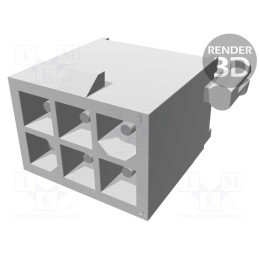1 pcs x TE Connectivity - 1-770178-0 - Socket, wire-board, male, Mini Universal MATE-N-LOK, 4.14mm, 600V