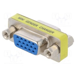 1 pcs x CONNFLY - DS1082-03-15F8LNDS - Transition: adapter, D-Sub 15pin HD female,both sides