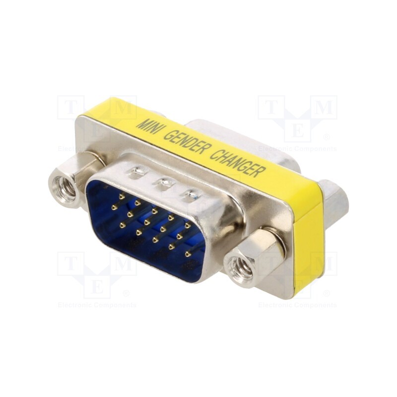 1 pcs x CONNFLY - DS1082-03-15M8LNDS - Transition: adapter, D-Sub 15pin HD male,D-Sub 15pin HD female