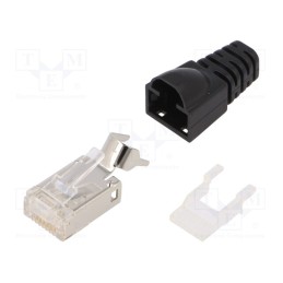 1 pcs x WEIDMu00dcLLER - 8813110000 IE-P63 - Plug, RJ45, PIN: 8, Cat: 6a,Class EA, shielded, gold-plated, IP20